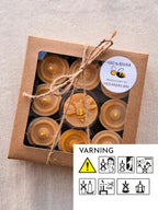 Bivaxljus - Värmeljus