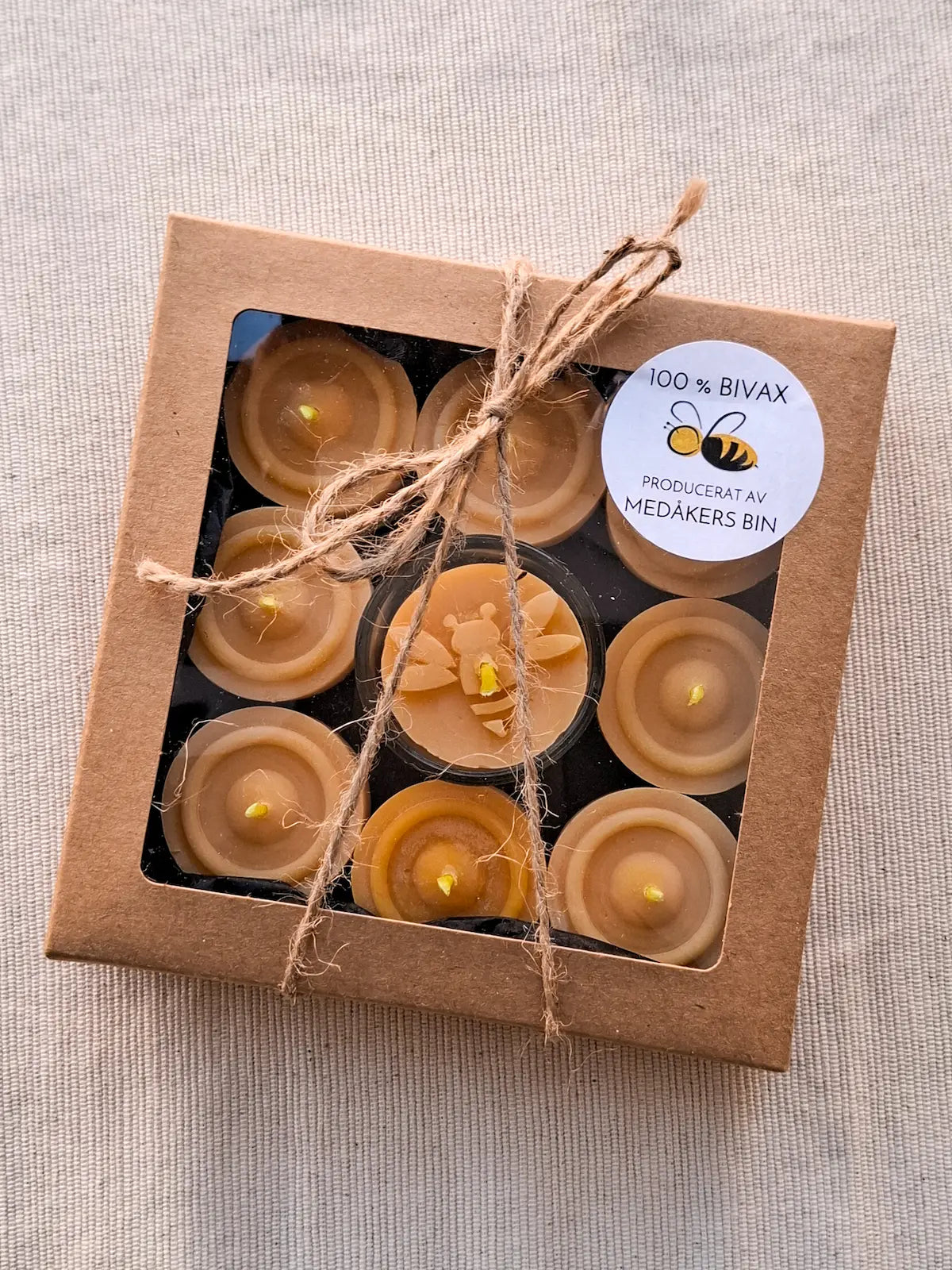 Bivaxljus - Värmeljus